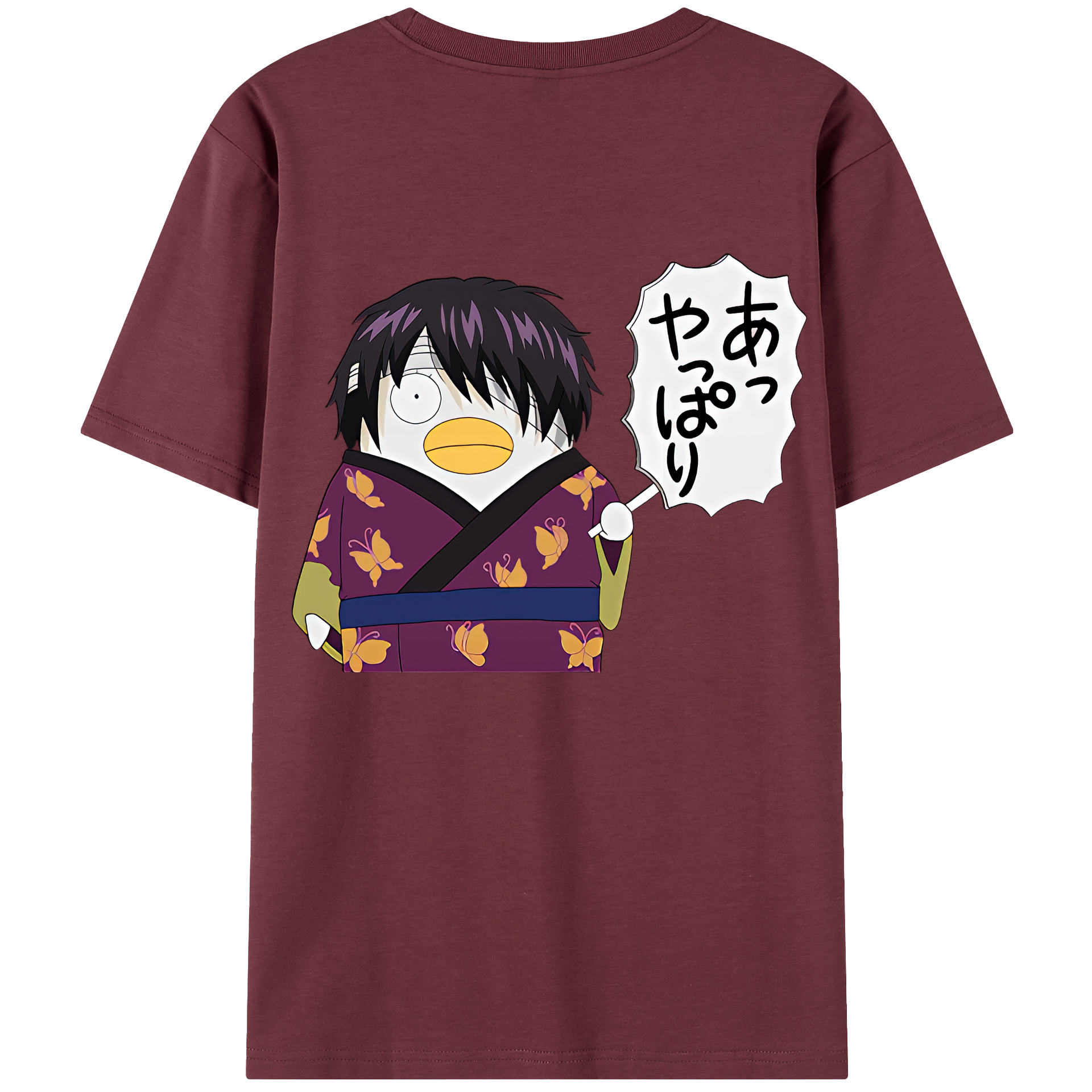（画像用） ぎんたま 坂田銀時（さかたぎんとき） 神楽 志村新八（しむら しんぱち） GINTAMA Sakata Gintoki Kagura Shimura Shinpachi 綿100％半袖Tシャツ（背面プリント）